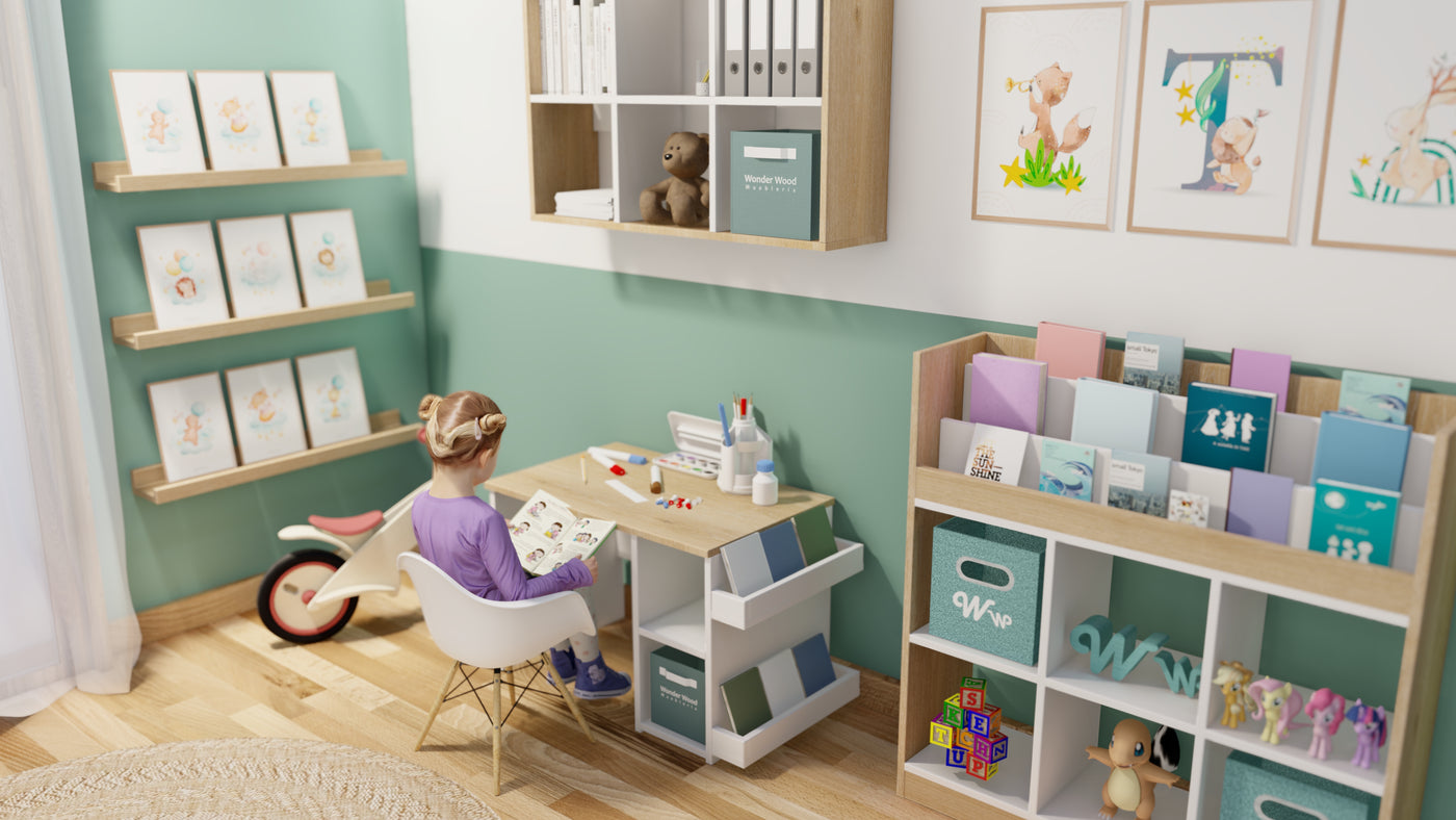 Cuarto infantil con muebles Wonder Wood