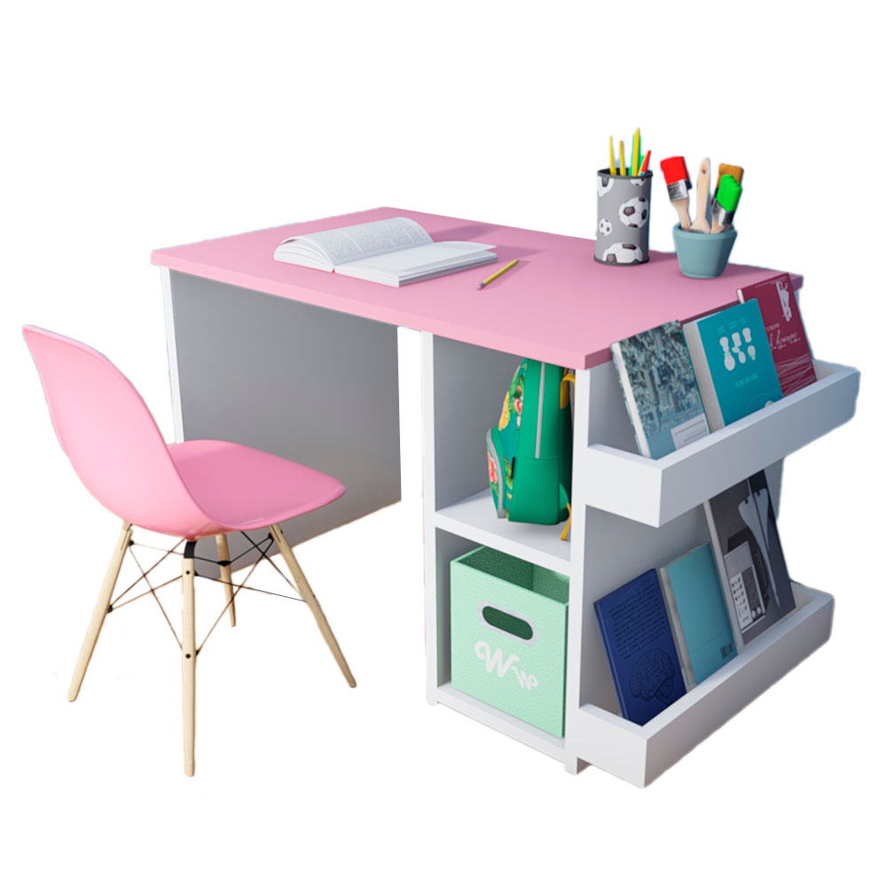 Escritorio Montessori con Porta Cuentos + Silla ( 2 a 7 años)