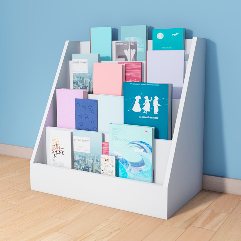 Librero Montessori de 4 repisas