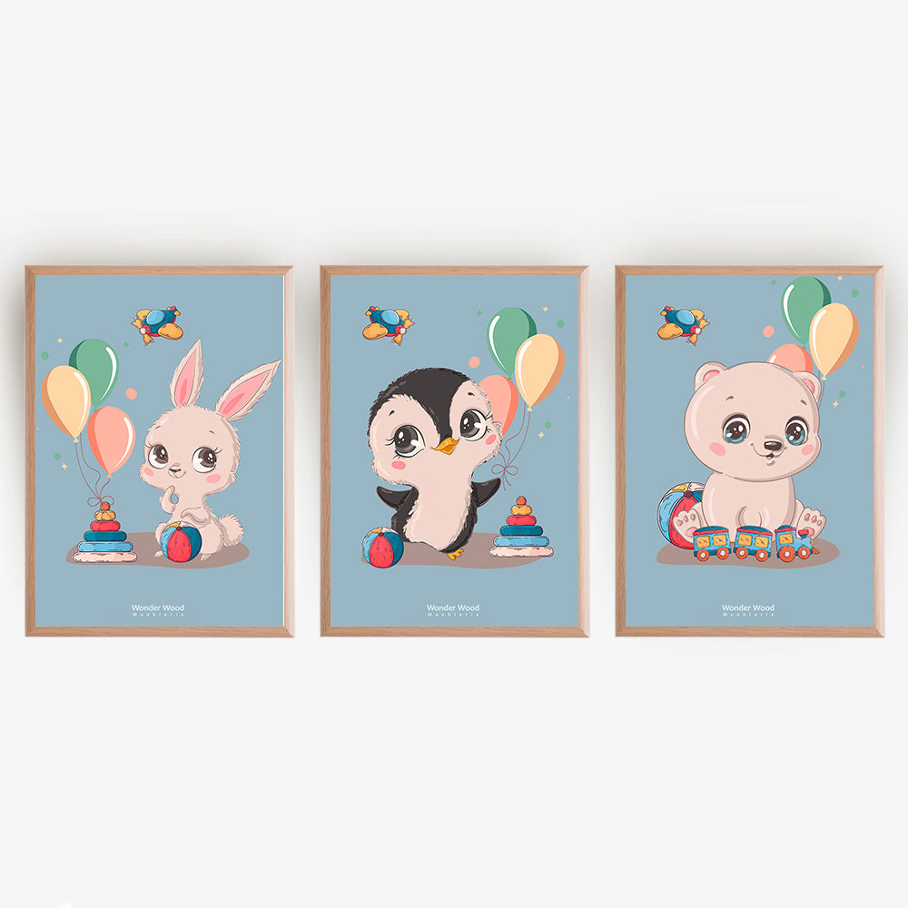 Pack de Cuadros Decorativos - 1009A