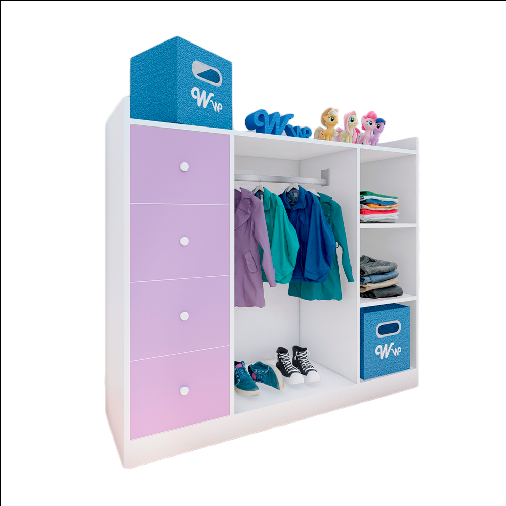Montessori Closet Organizer Wardrobe