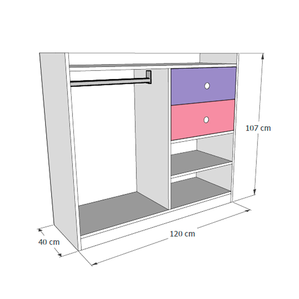 Montessori Closet Wardrobe N7
