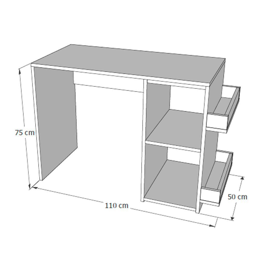 Pack Escritorio Harvey con portacuentos + Silla Vintage