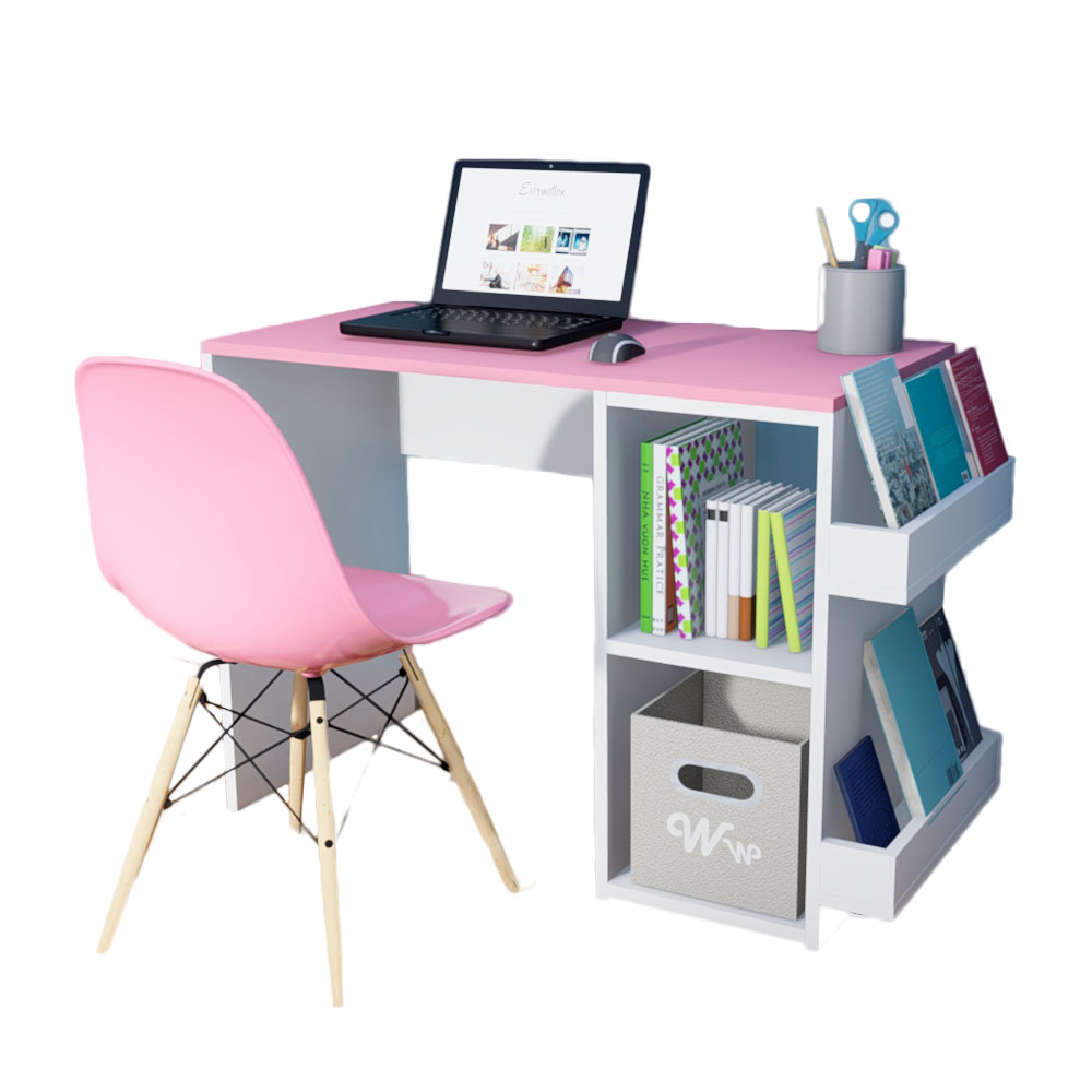 Pack Escritorio Harvey con portacuentos + Silla Vintage