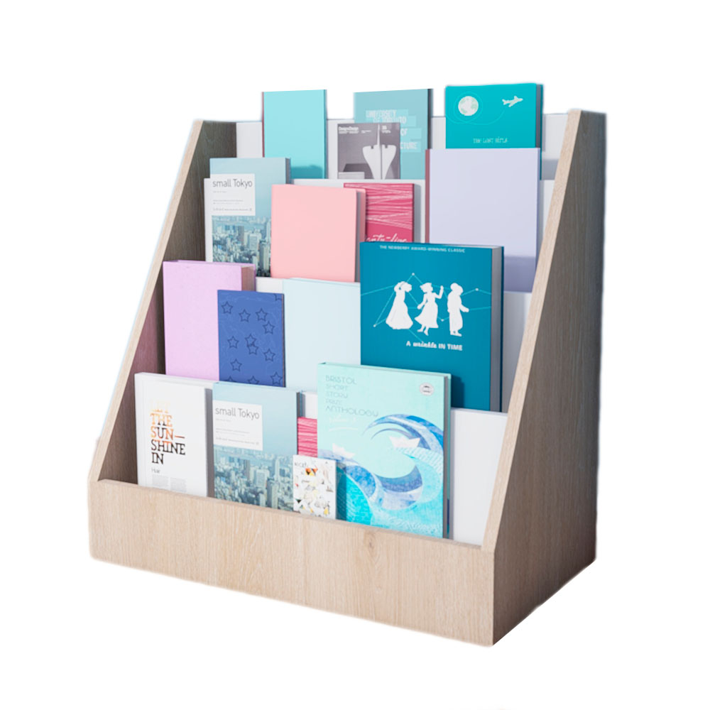 Librero Montessori de 4 repisas