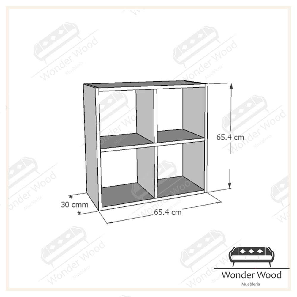 Organizador de 4 espacios