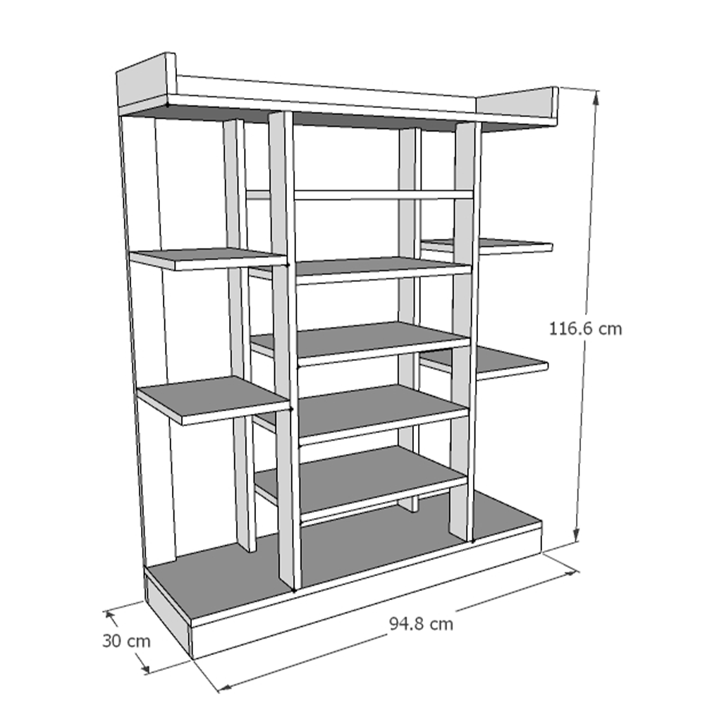 Zapatera Lorencia - hasta 21 pares